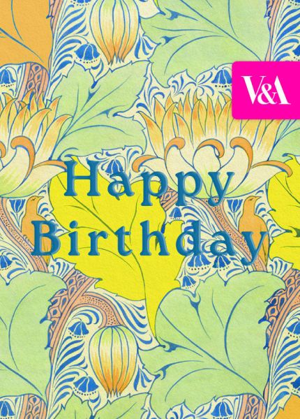 [OD-C-VA12594] Foil Card-Floral Arts & Crafts