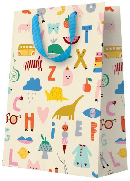 [OD-WBL-SUG12089] Gift Bag Large-Alphabet
