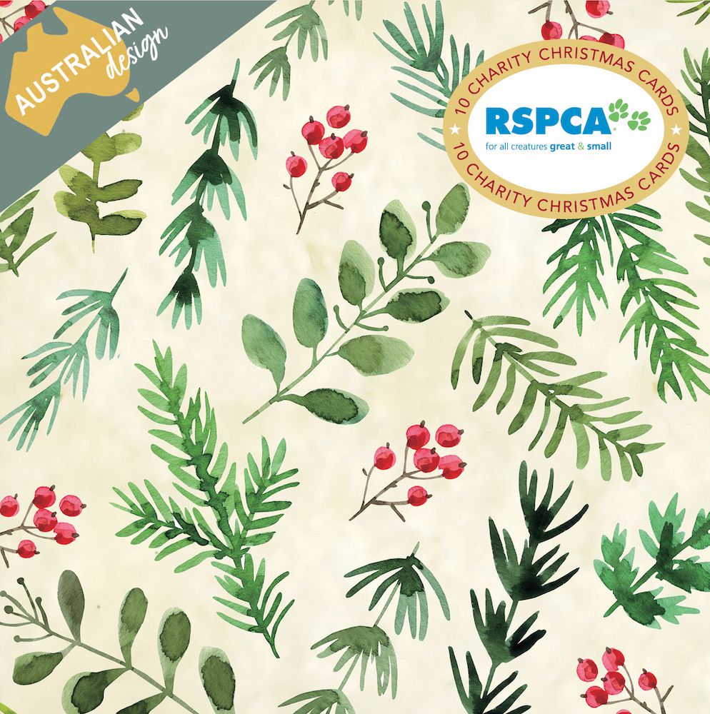 [VE-XCP25003] Christmas Card Wallet-RSPCA-Festive Pattern
