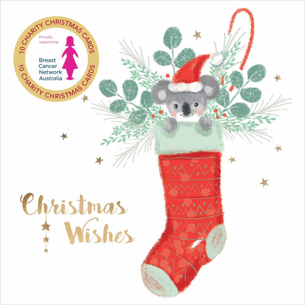 [VE-XCP25010] Christmas Card Wallet-BCNA-Koala Stocking