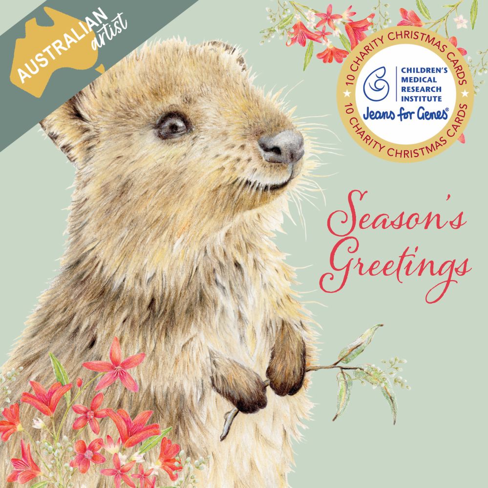 [VE-XCP25017] Christmas Card Wallet-CMRI-Quokka Greetings