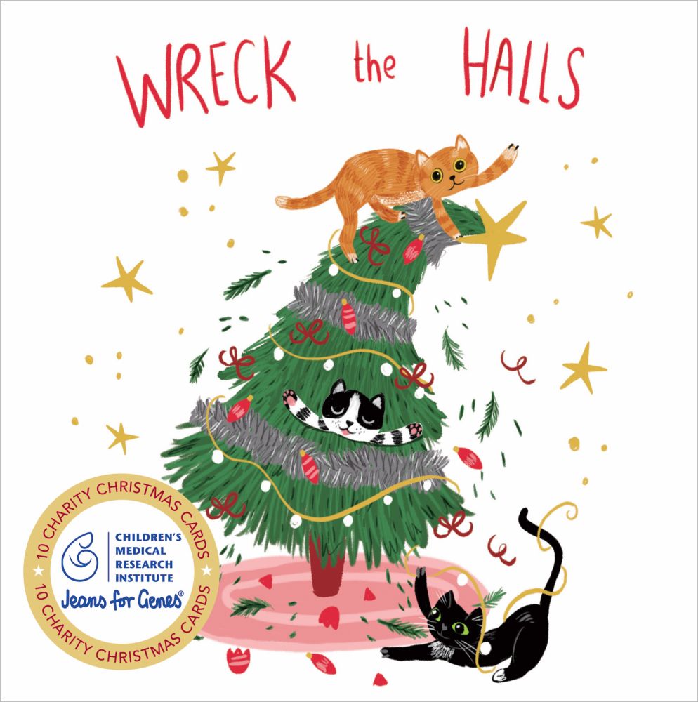 [VE-XCP25018] Christmas Card Wallet-CMRI-Wreck The Halls