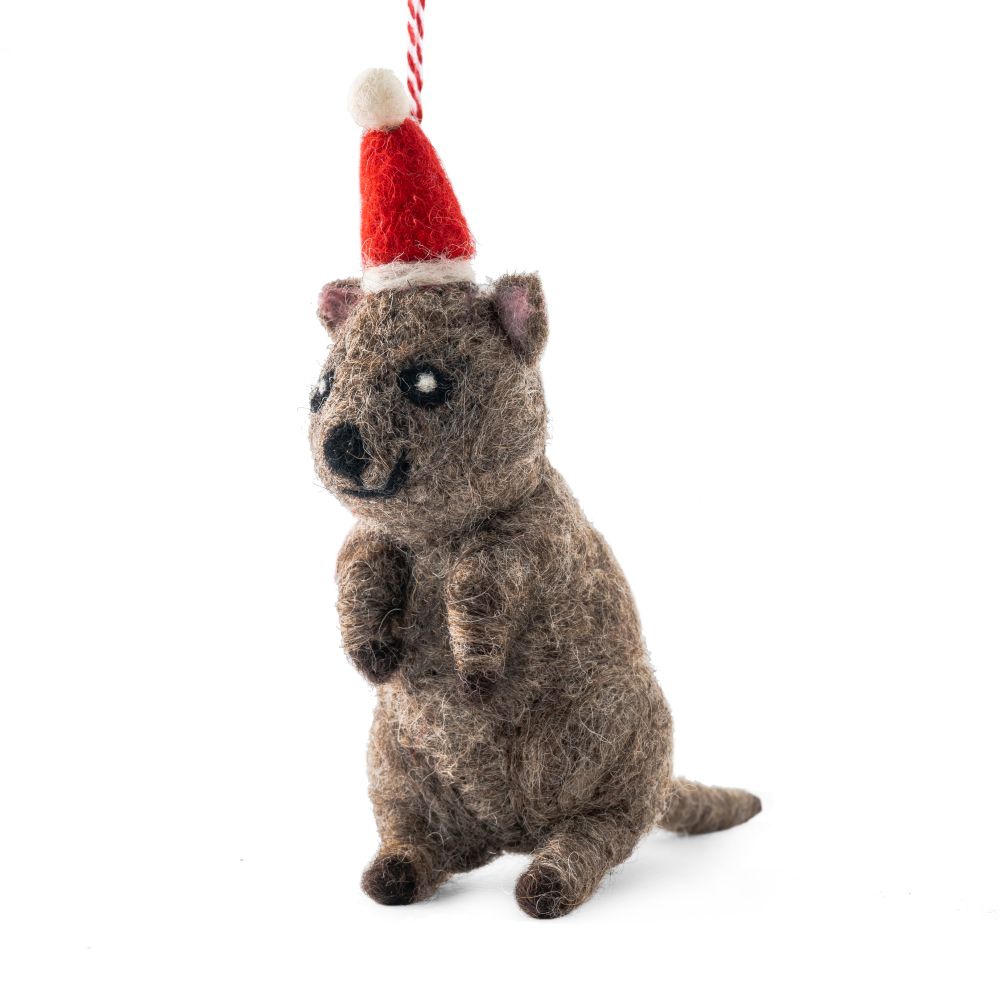 [GI-XD-DAUA011] Charity Decoration-Felt Quokka Queenie