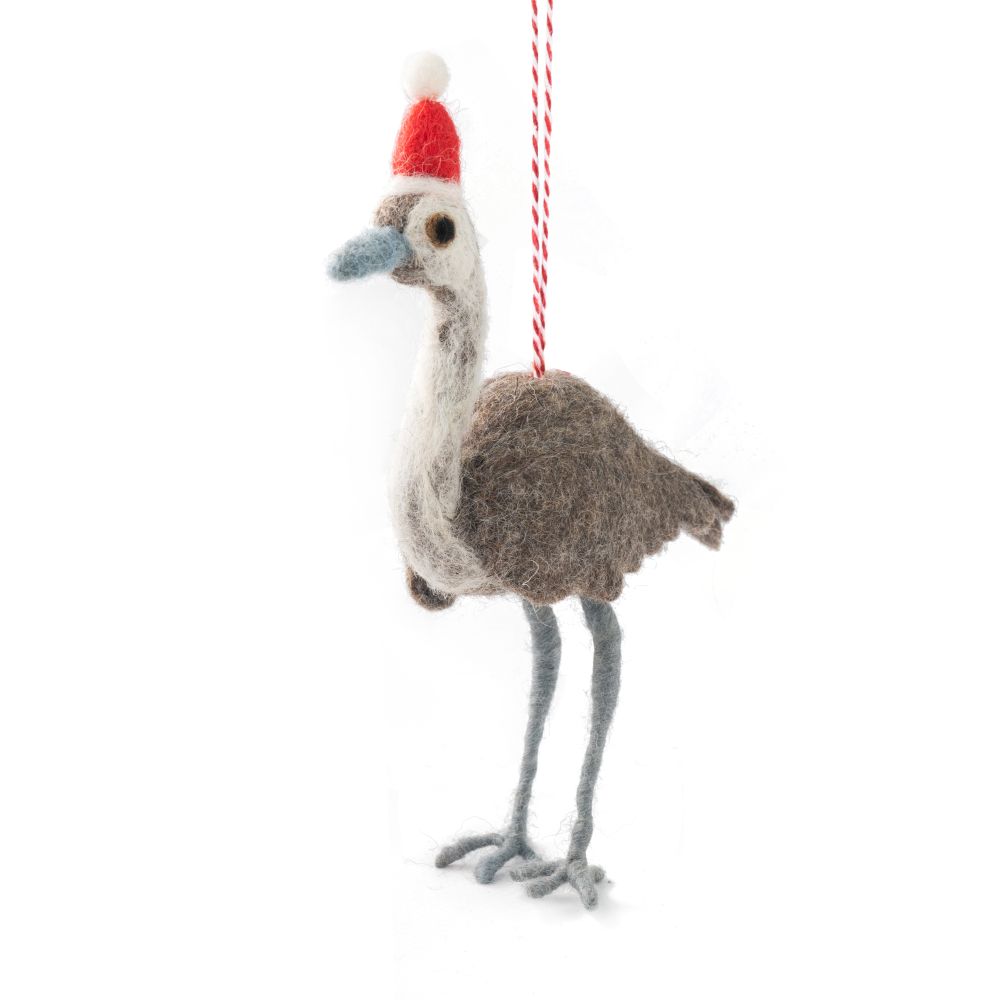 [GI-XD-DAUB010] Charity Decoration-Felt Emu Evan