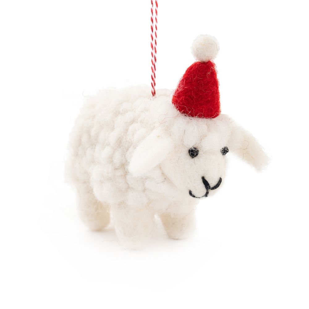 [GI-XD-DSP003] Charity Decoration-Felt Sheep White