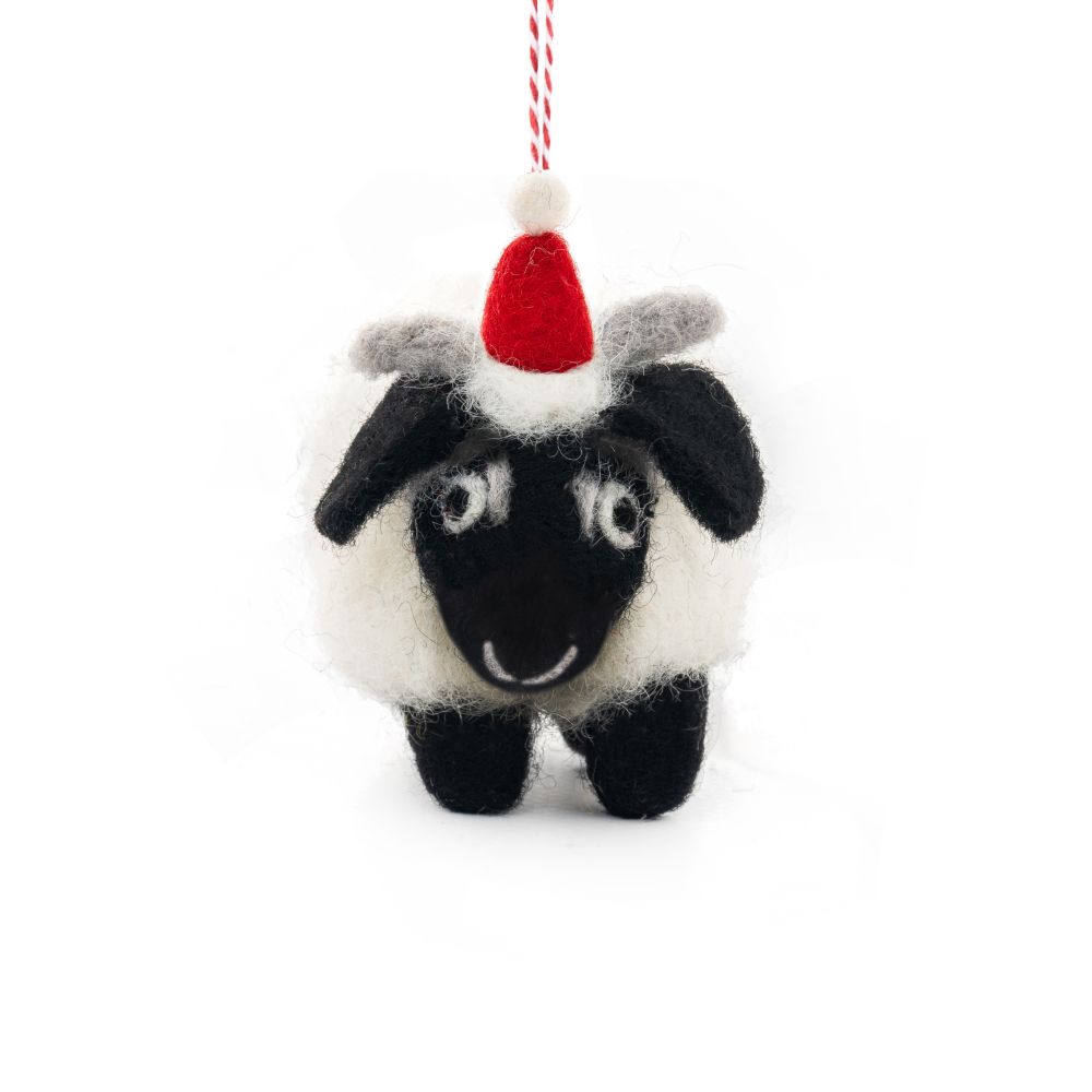 [GI-XD-DSP004] Charity Decoration-Felt Sheep Black