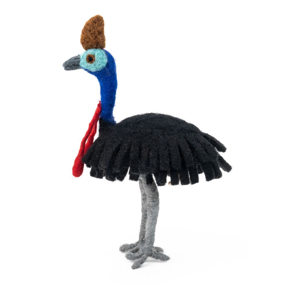 [GI-EC-BA008] Handmade Felt Cassowary