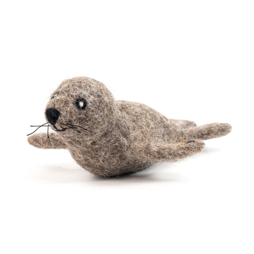[GI-EC-AW005] Handmade Felt Fur Seal