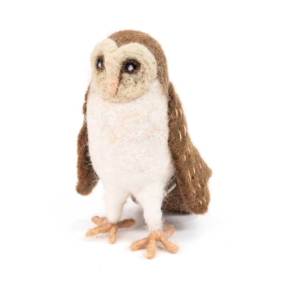 [GI-EC-BA012] Handmade Felt Owl