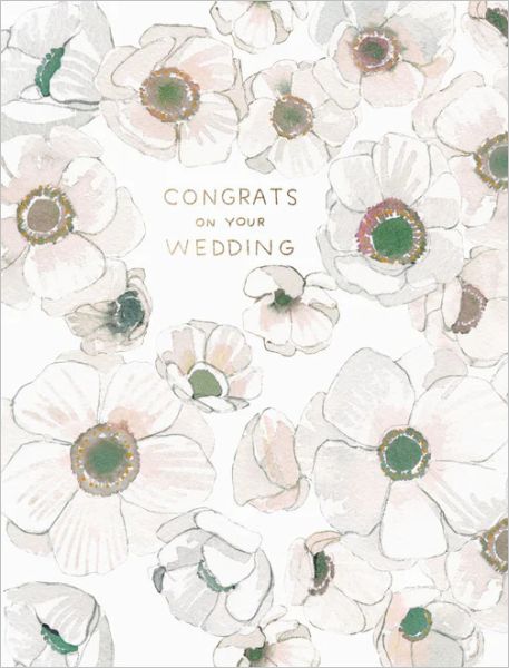 [EF-C-SP0572] Foil Card-Wedding Flower