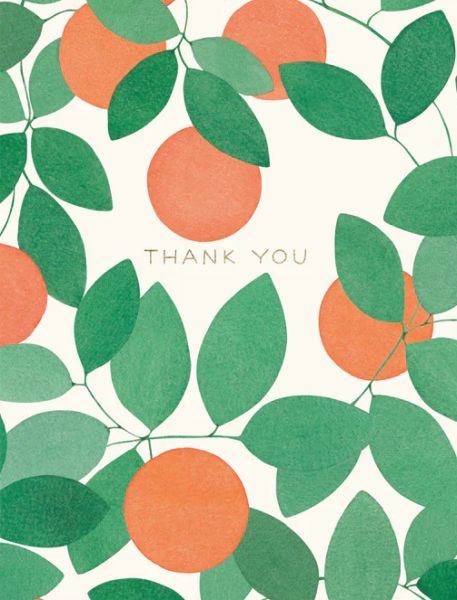 [EF-C-TY0421] Foil Card-Orange Grove Thank You