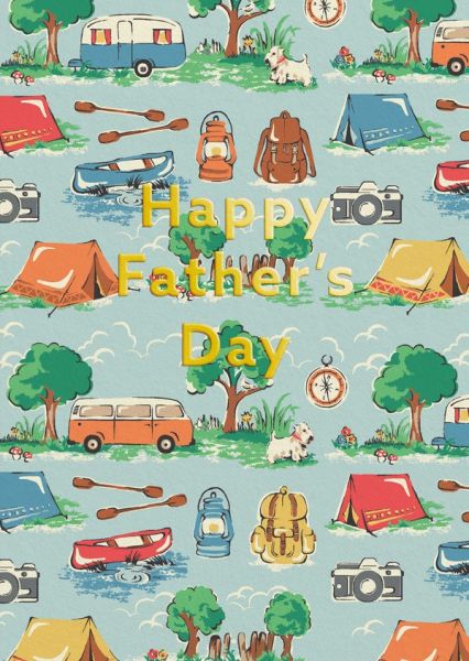 [CK-CFD-10814] Cath Kidston Card-Camping Father's Day