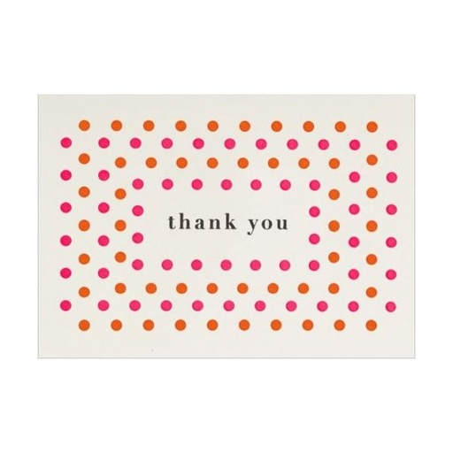 [AV-MC-AP365] Mini Card-Bright Dots Thanks