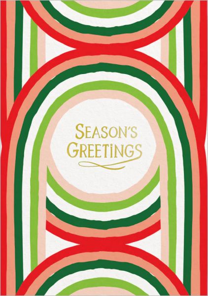 [OD-XC-HAR11557] Foil Card-Festive Rainbow 