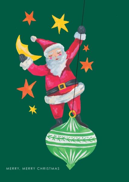 [HC-XC-439] Card-Santa On Bauble