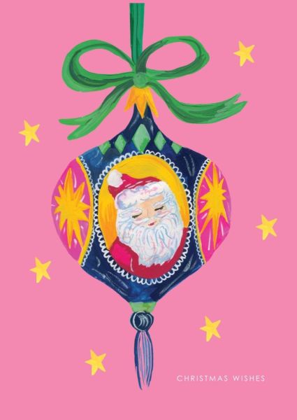 [HC-XC-429] Card-Bauble Santa