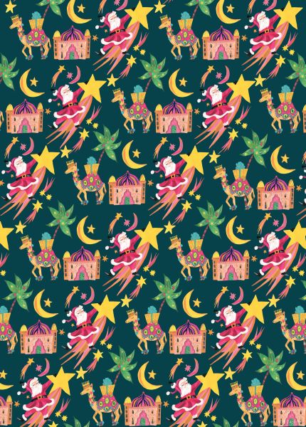 [HC-XW-010] Wrap-Christmas Camel