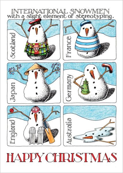 [SI-XC-008] Card-International Snowmen
