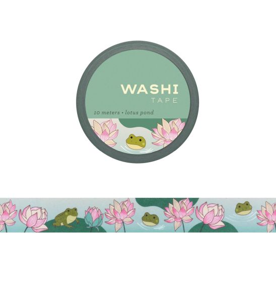 [GO-SS-WT169] Washi Tape-Lotus Pond