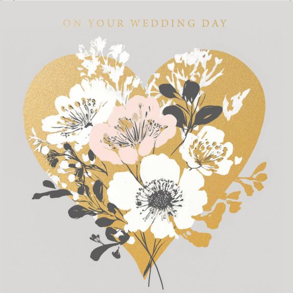 [AM-SP1645] Foil Card-Wedding Heart