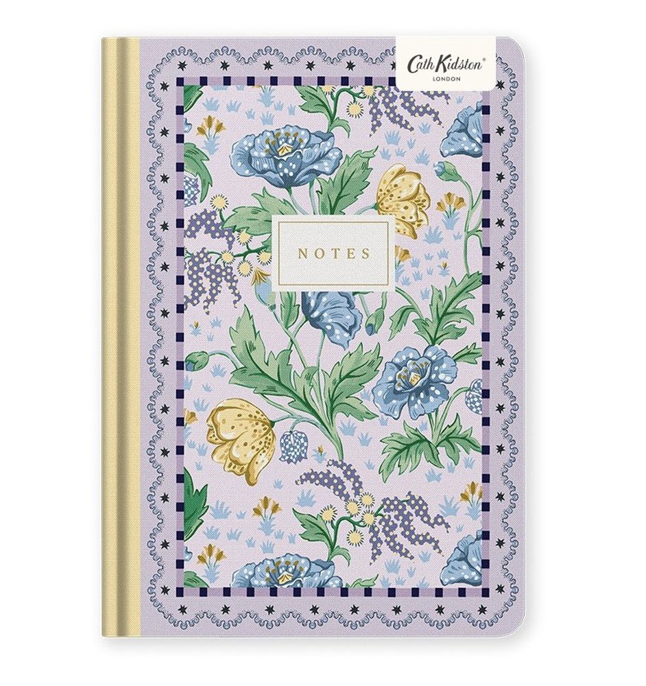 [CK-SN-1-A5-13213] Cath Kidston A5 Premium Hard Cover Notebook-Painted by Numbers Lilac