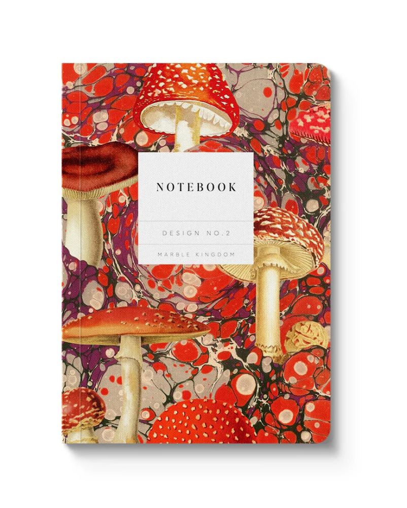 [OD-SN-KA-5-A6-12831] Kaleido A6 Textured Soft Cover Notebook-Marble Fungi