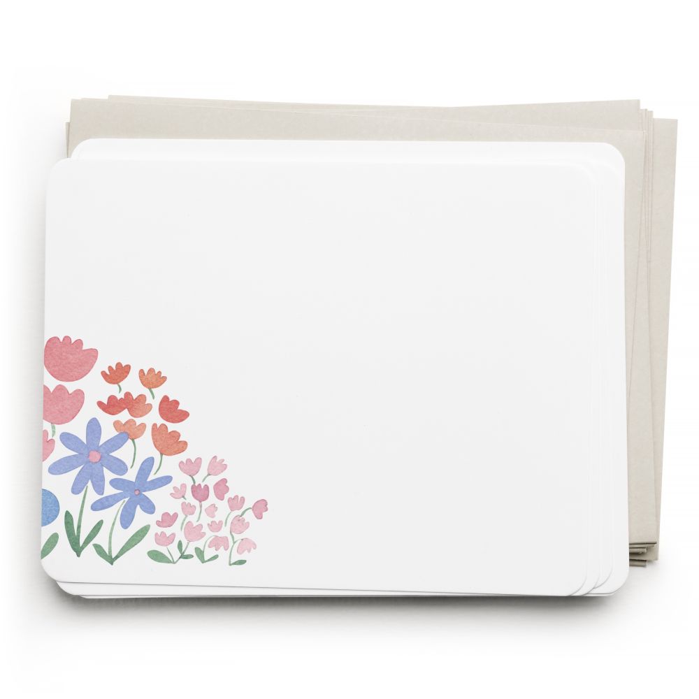 [EF-SN-138] Flat Note Boxed Set-Flower Patch
