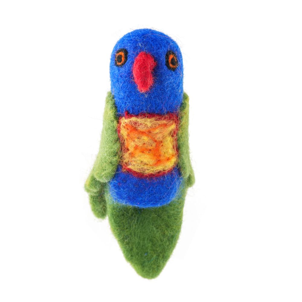 [GI-FP-BA004] Finger Puppet-Felt Lorikeet