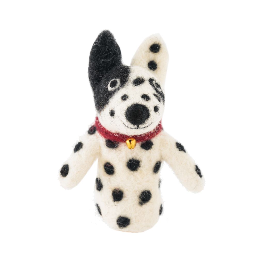[GI-FP-AP003] Finger Puppet-Felt Dog Spot