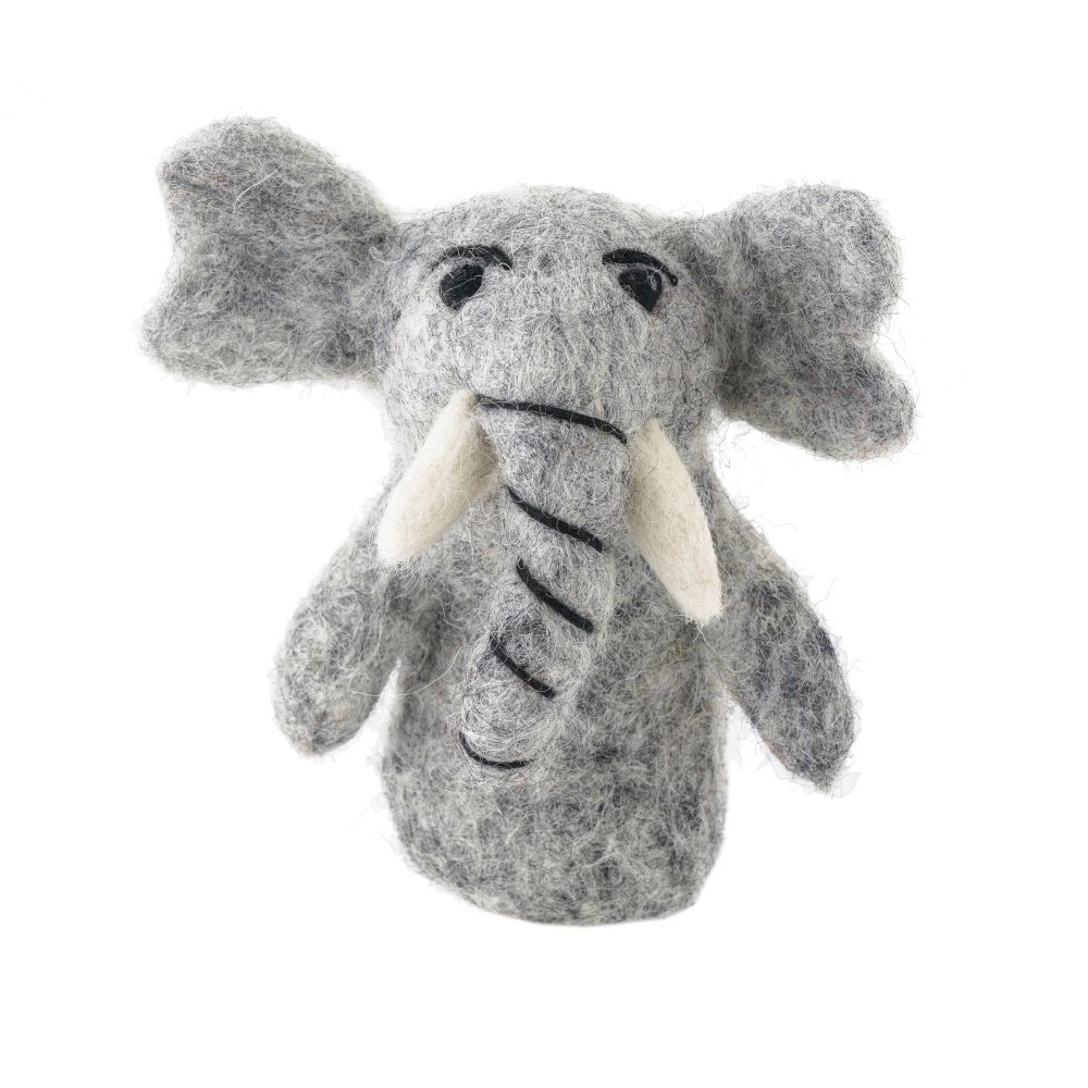 [GI-FP-AW007] Finger Puppet-Felt Elephant
