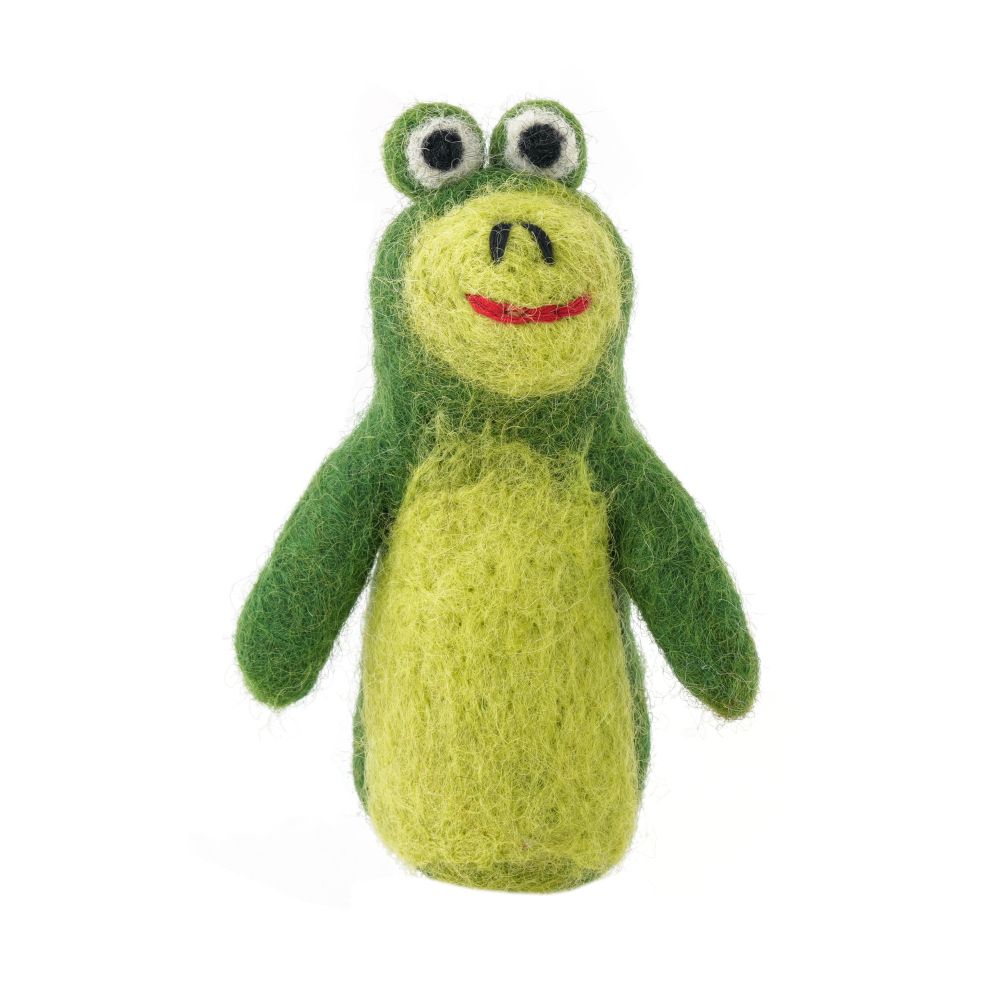 [GI-FP-AW006] Finger Puppet-Felt Frog