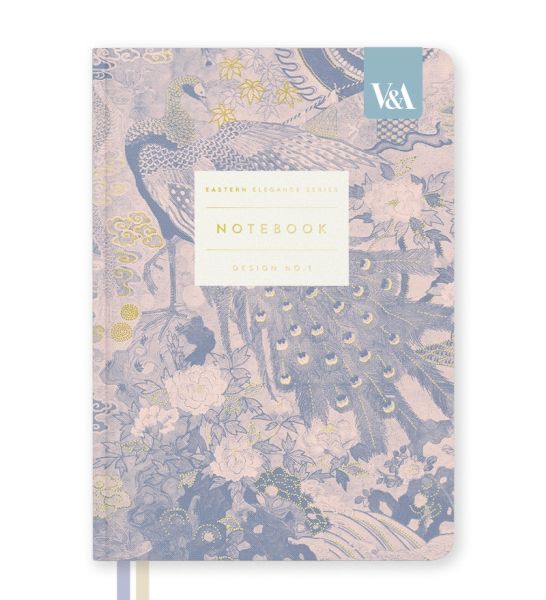[OD-SN-VA-2-B6-13607] V&A B6 Premium Hard Cover Notebook-Peacock