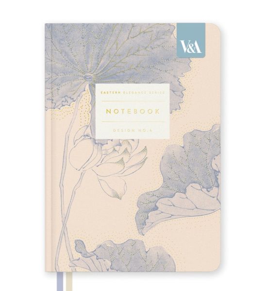 [OD-SN-VA-2-B6-13612] V&A B6 Premium Hard Cover Notebook-Water Lillies