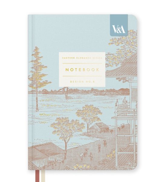 [OD-SN-VA-2-B6-13614] V&A B6 Premium Hard Cover Notebook-Terrace Landscape