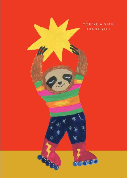 [HC-C-471] Card-Sloth Thank You