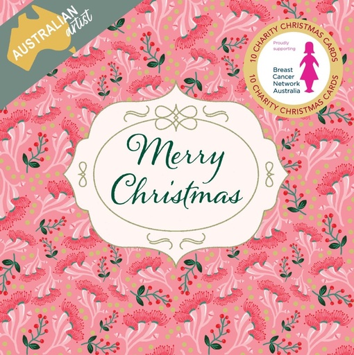 [VE-XCP26016] Christmas Card Wallet-BCNA-Vintage Pink Christmas