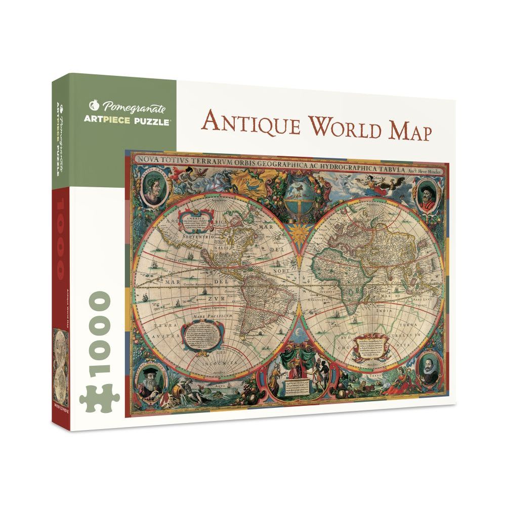 [PO-JP-2-AA0603] 1000-piece Jigsaw Puzzle-Antique World Map 