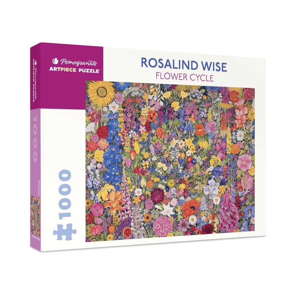 [PO-JP-2-AA0742] 1000-Piece Jigsaw Puzzle-Wise-Flower Cycle