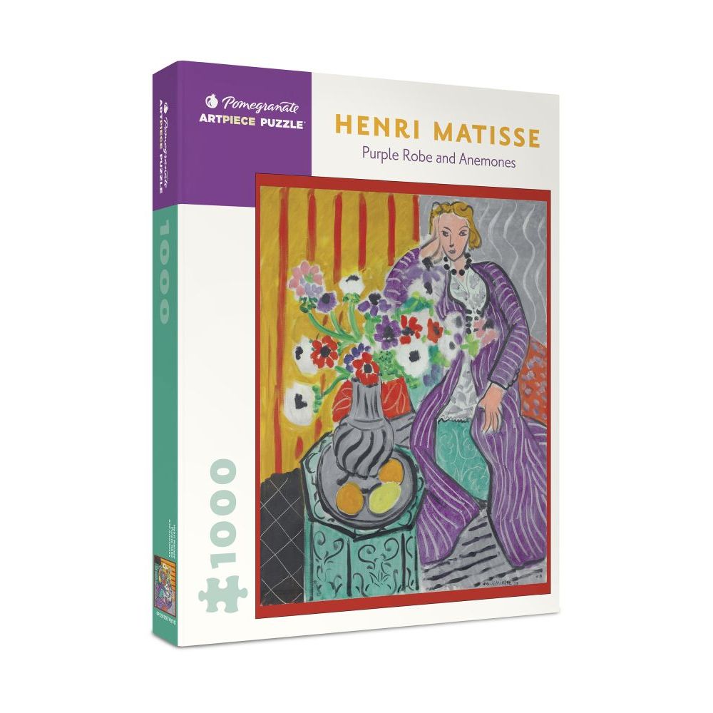 [PO-JP-2-AA0877] 1000-piece Jigsaw Puzzle-Matisse-Purple Robe and Anemones 