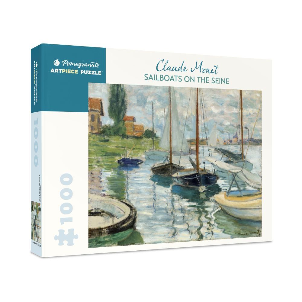 [PO-JP-2-AA0973] 1000-Piece Jigsaw Puzzle-Monet-Sailboats