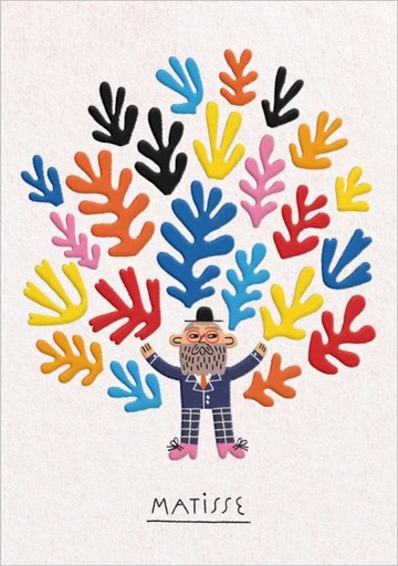 [OD-C-TB13639] Embossed Card-Henri Matisse