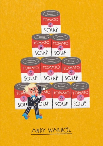 [OD-C-TB13647] Embossed Card-Andy Warhol