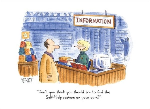 [NY-C-B101] Card-Find The Self-Help Section 