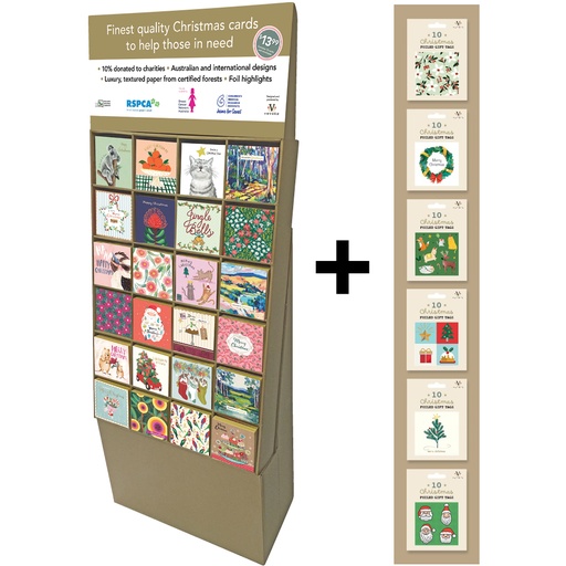 [VE-XCP-1T-001-DW] Charity Christmas and Gift Tag Kit