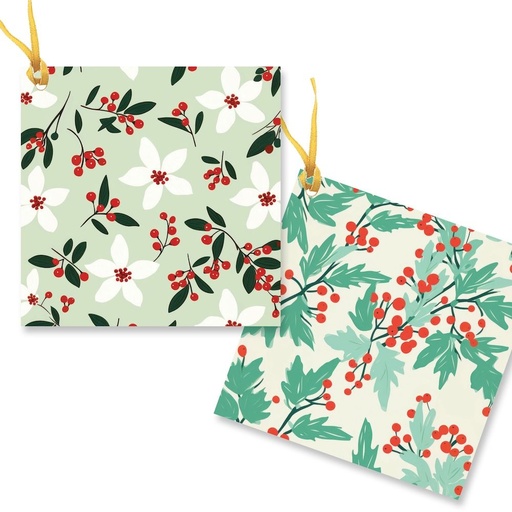 [VE-XCP-T-002] Christmas Gift Tags-Foliage