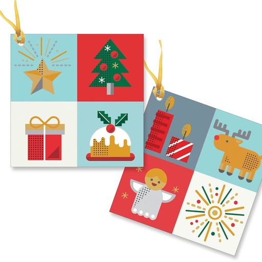 [VE-XCP-T-005] Christmas Gift Tags-Festive