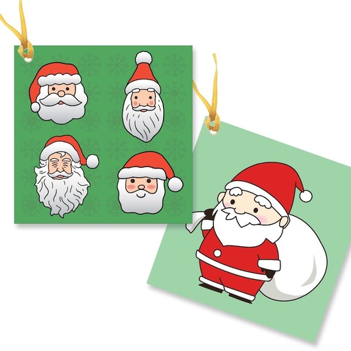 [VE-XCP-T-007] Christmas Gift Tags-Santa