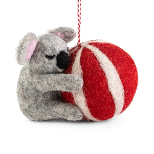 [GI-XD-DAUA012] Charity Decoration-Felt-Koala With Beach Ball