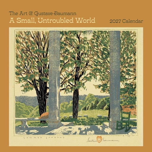 [E-PO-D27-CAL27116] Pomegranate 30x30 Cal-The Art of Gustave Baumann