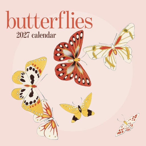 [E-PO-D27-CAL27156] Pomegranate 30x30 Cal-Butterflies 
